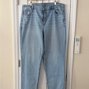American Eagle Outfitters Light Blue Straight Leg Jeans